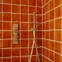 Redcliffe Gardens  | Glazed Orange Tiles  | Interior Designers